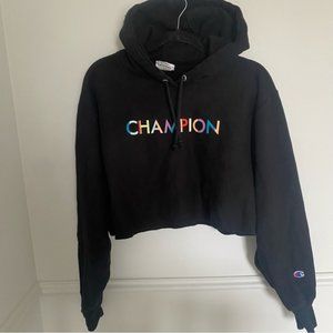 Zara Black Short Rolled Sleeve Crop Tshirt Small